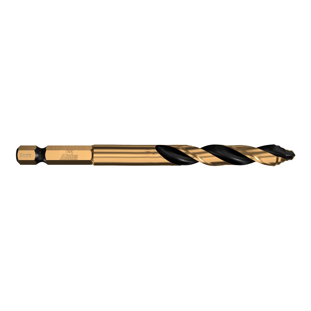 ALPHA ONSITE PLUS IMPACT STEP TIP DRILL BIT - 8.0MM